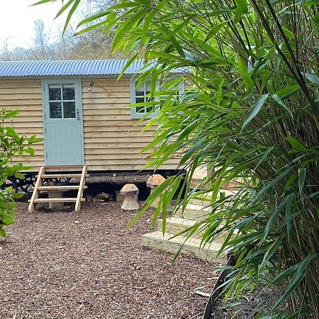 Chez Maurice Luxury Shepherds Hut With Bath And Hot Tub Kelling 外观 照片