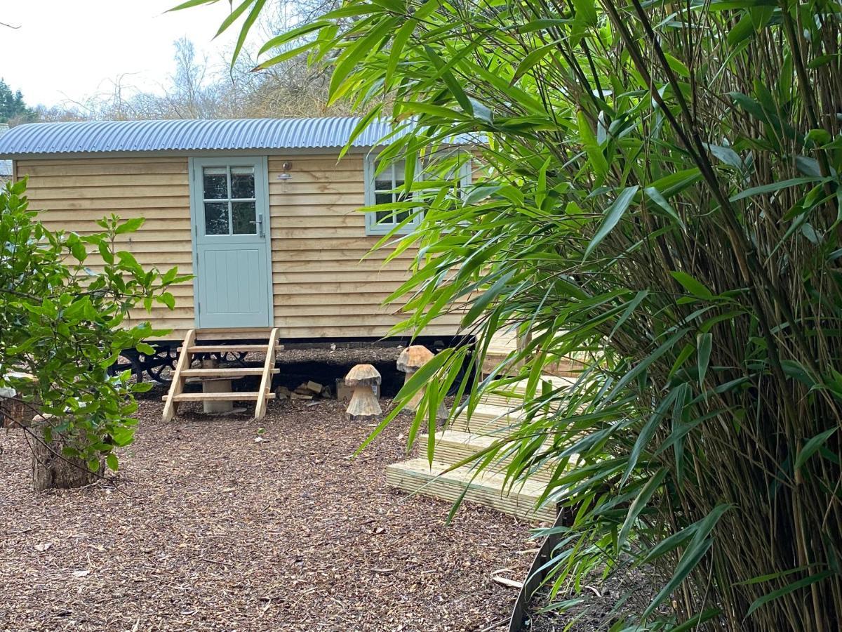 Chez Maurice Luxury Shepherds Hut With Bath And Hot Tub Kelling 外观 照片